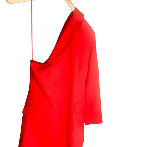 Zara One Shoulder Blazer Mini Dress - Picture 6 of 15
